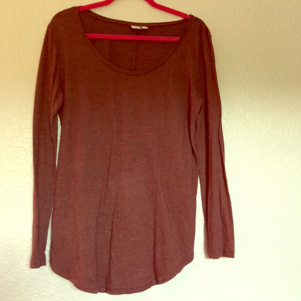 Maroon Long Sleeve Tunic